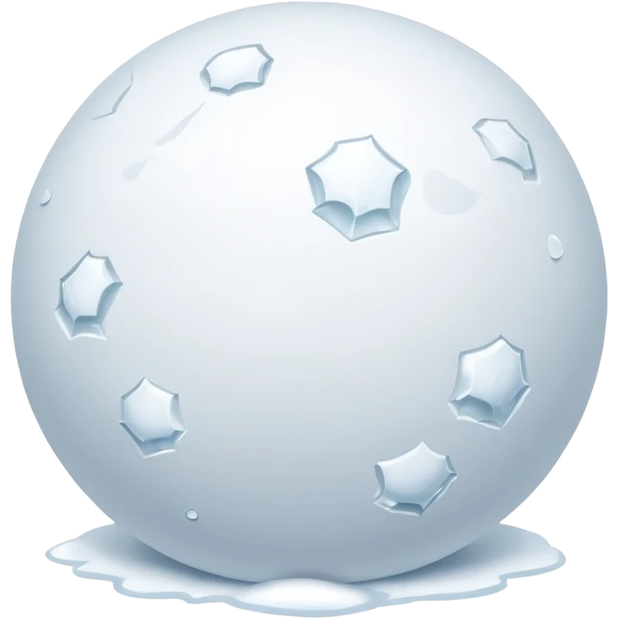 Snowball emoji