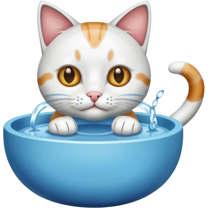 Cat Nutrition and Water Management emoji