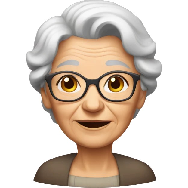 old woman emoji