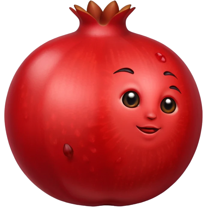 pomegranate with seeds emoji