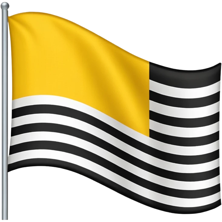Flag of Russian empire (Black-Yellow-White flag) emoji