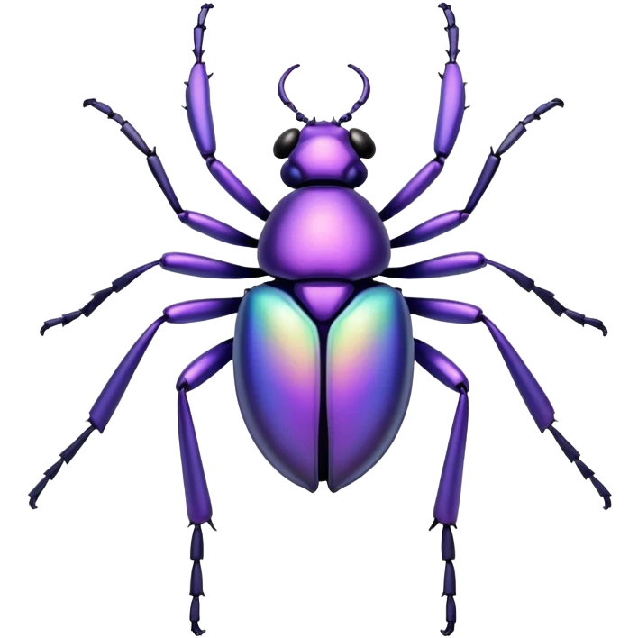 Purple bug emoji