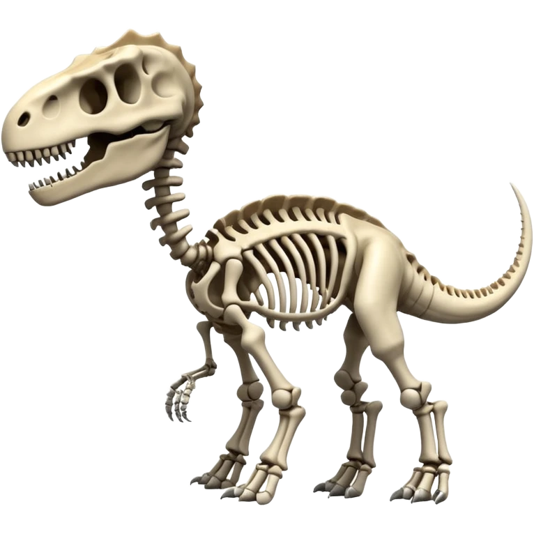 dinosaur skeleton emoji