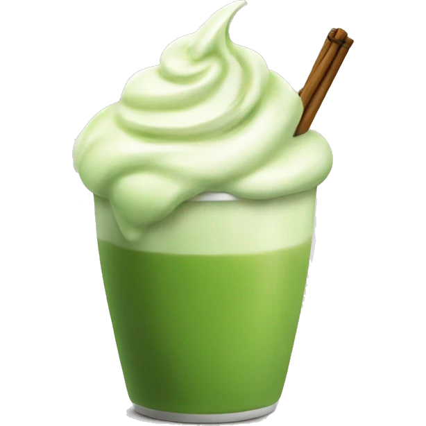 Matcha latte  emoji