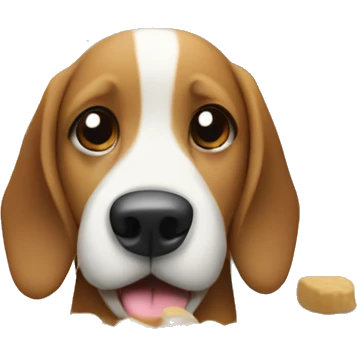 open tin of dogfood with the Apple logo emoji