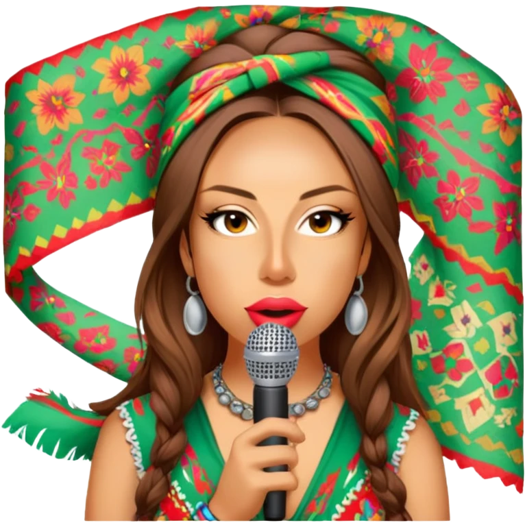 Colorful Singer emoji