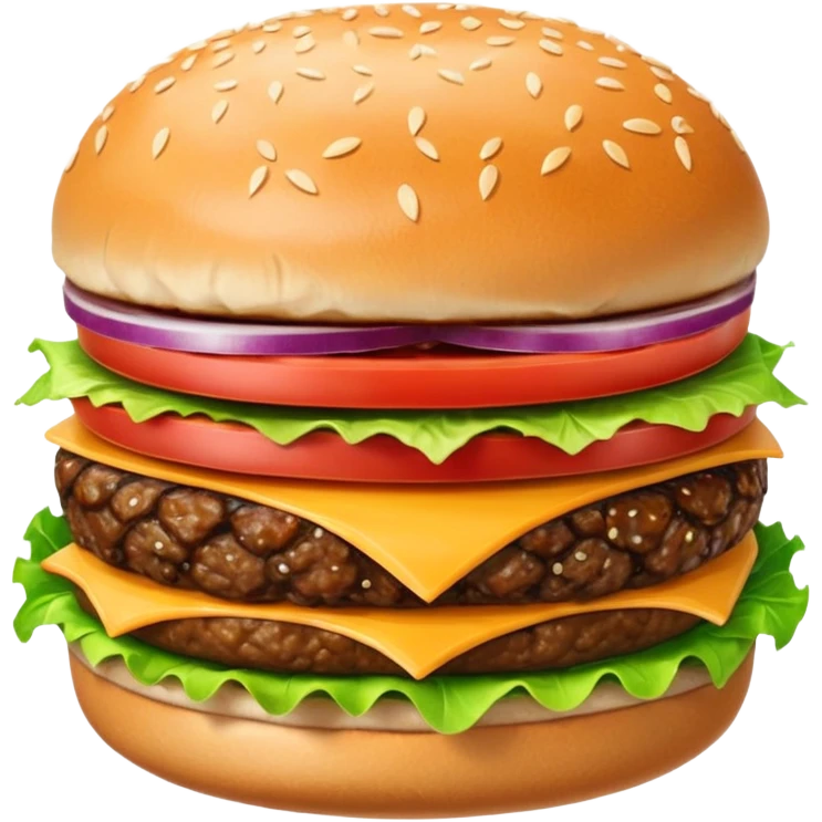 chin burger emoji
