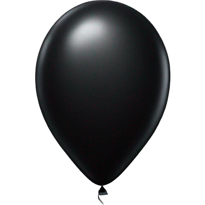black balloon emoji