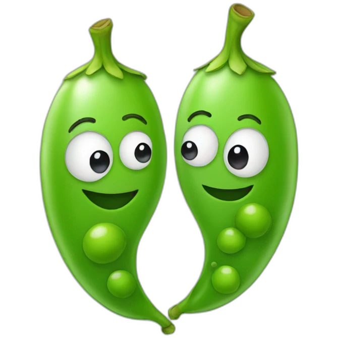 Two peas in a pod  emoji