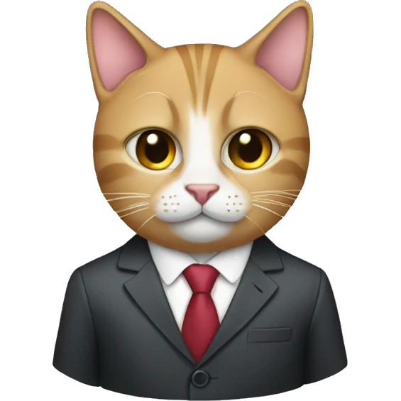 cat in a suit emoji
