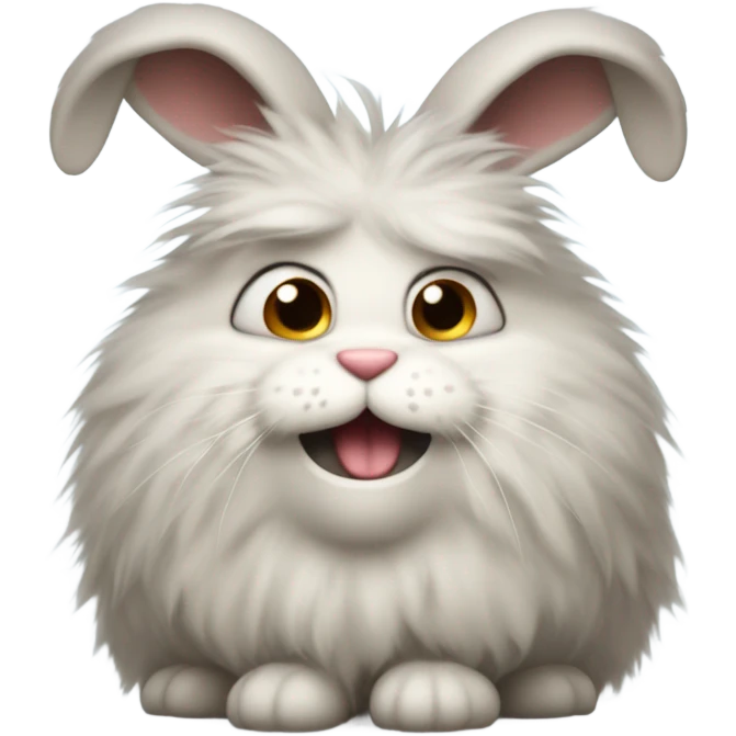 Angry bunny emoji