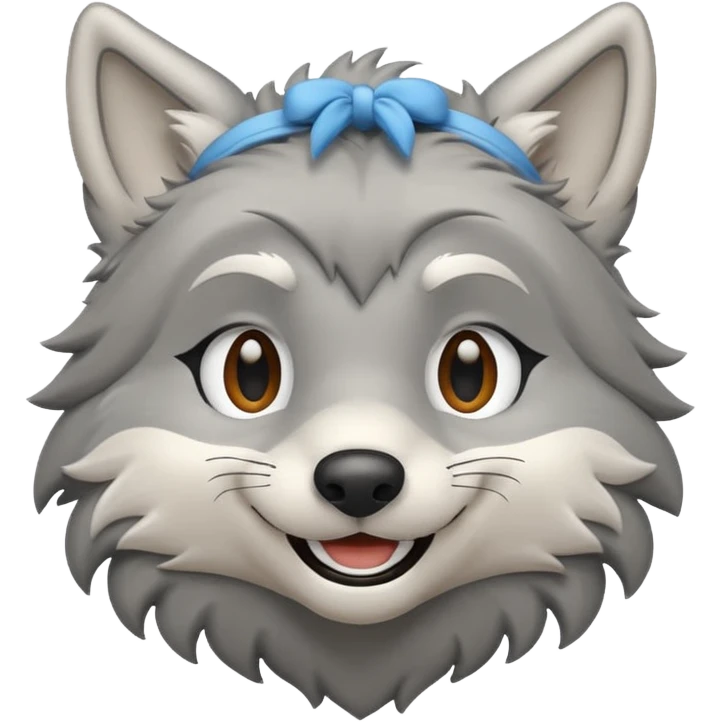 mini loup emoji