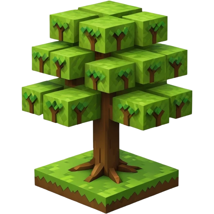 Minecraft tree emoji