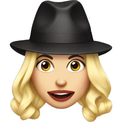 katya eating a hat emoji