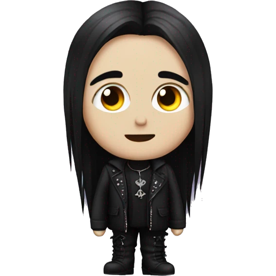 Goth love emoji