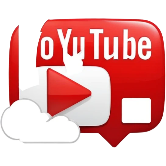 YouTube logo emoji