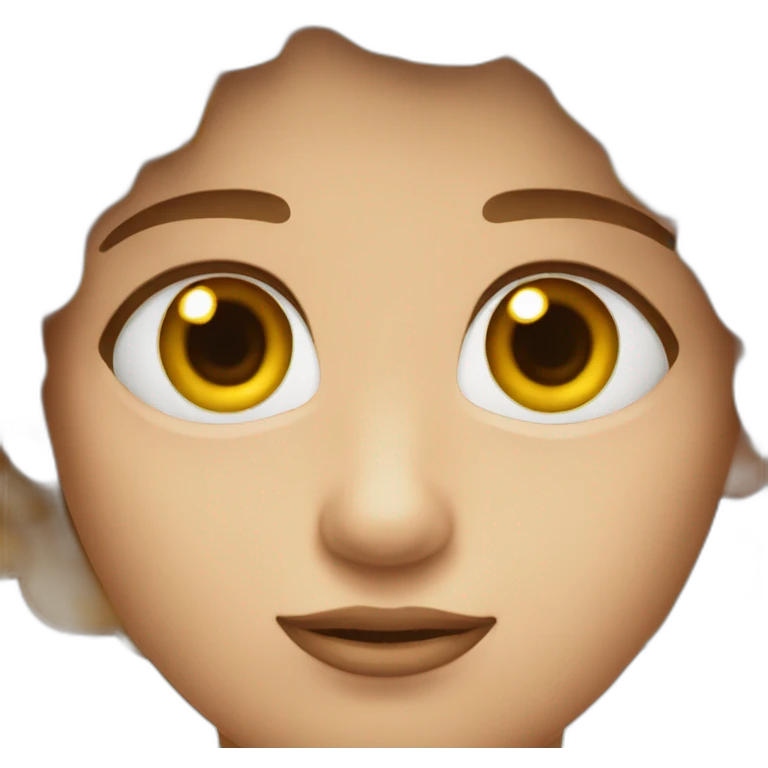 Yeux marrons emoji