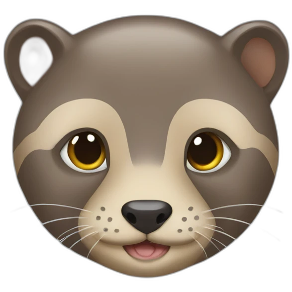 Loutre sur chat emoji