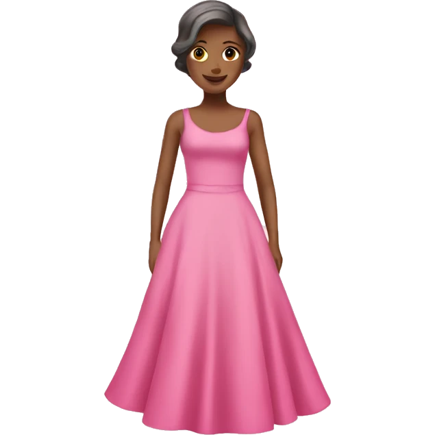 pink dress emoji