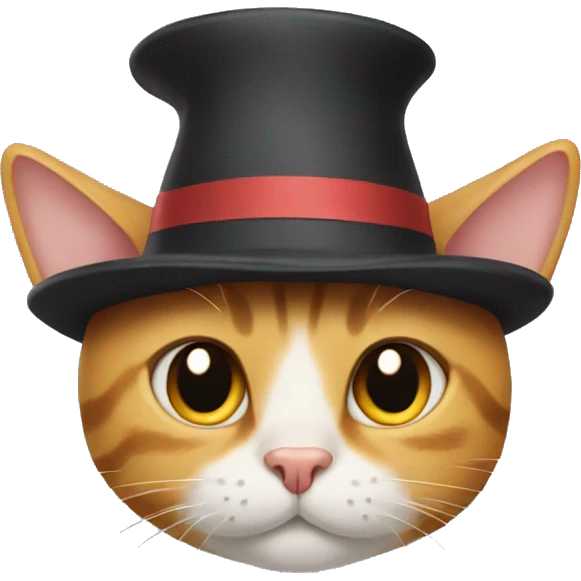 Cat in a hat  emoji