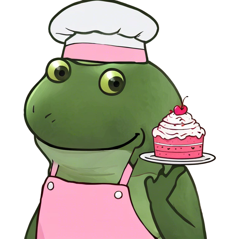 Pink cake emoji