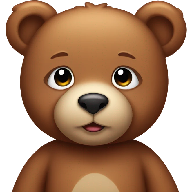 Cute teddy bear  emoji