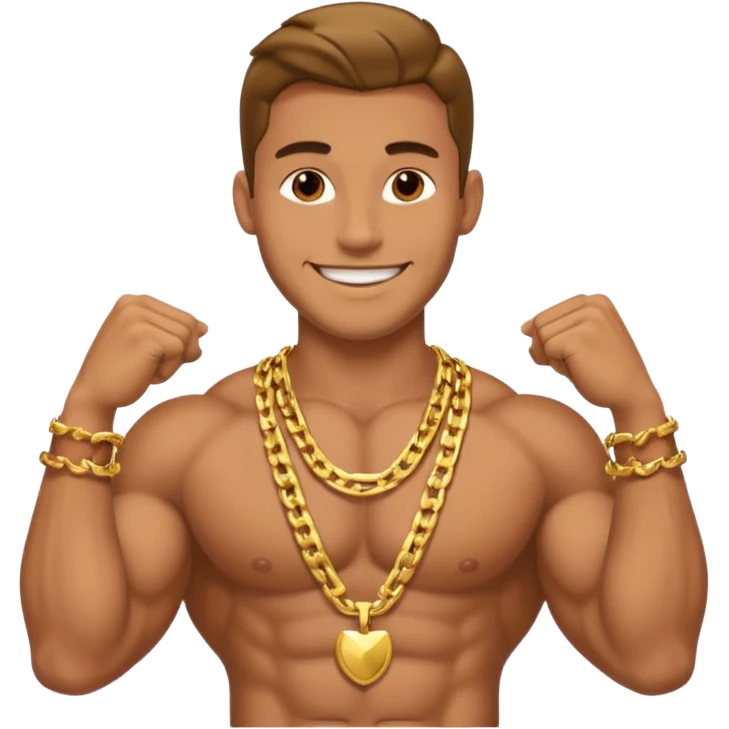 Muscler rich guy emoji