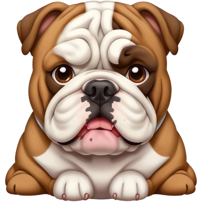 English bulldog emoji