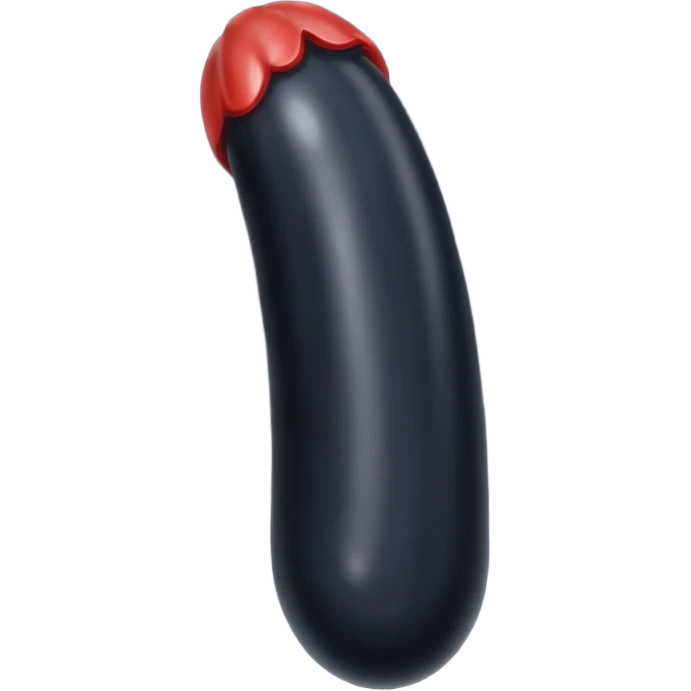 Throbbing black dick emoji