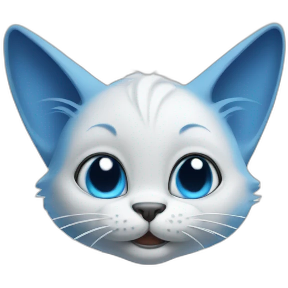 Smurf cat emoji