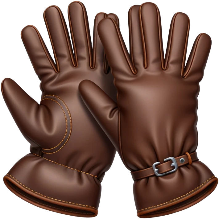 Leather gloves emoji