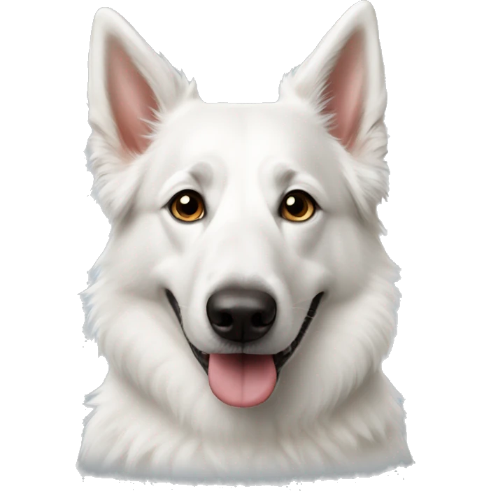 white swiss shepherd emoji