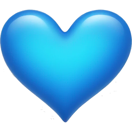blue heart emoji