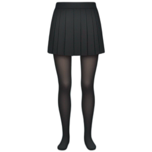 tights and skirt emoji
