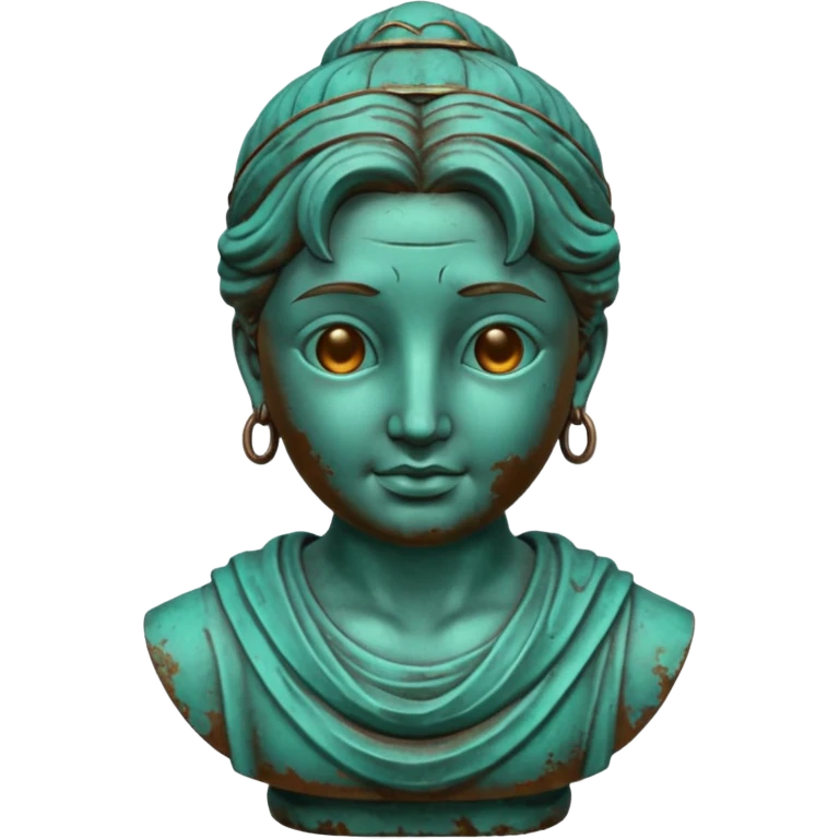 bronze statue emoji