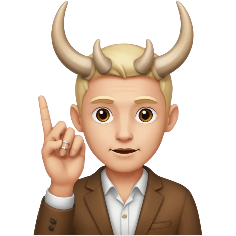 main signe hard rock mais avec juste l'annulaire plié emoji