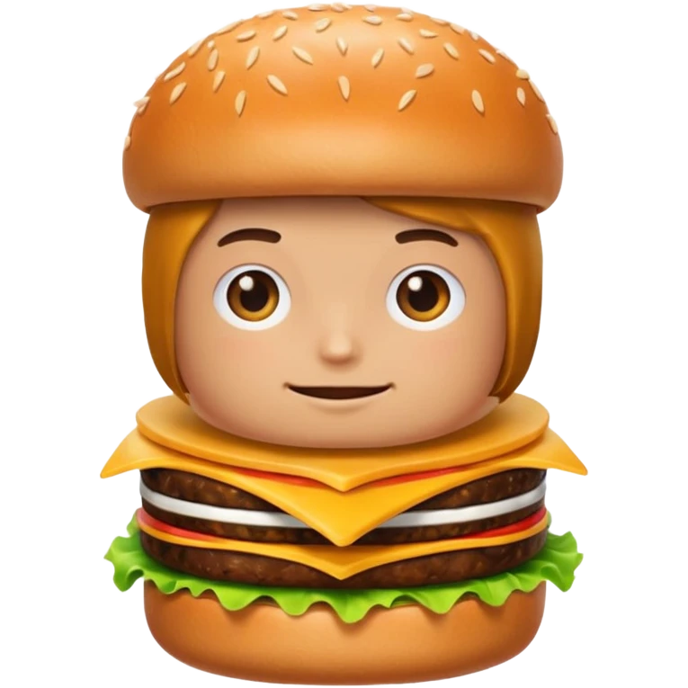 Burger burglar emoji