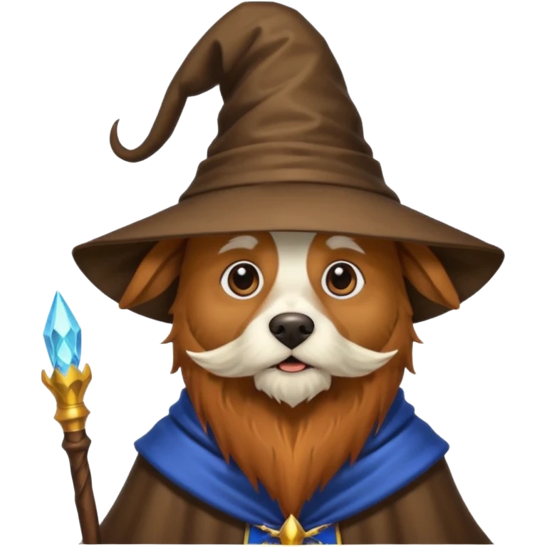 Dog wizard emoji