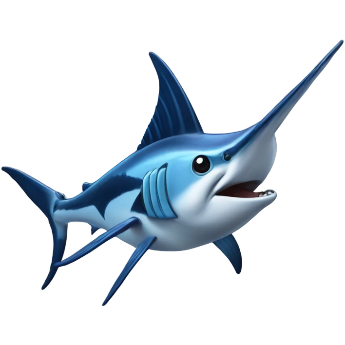 Marlin leaping emoji