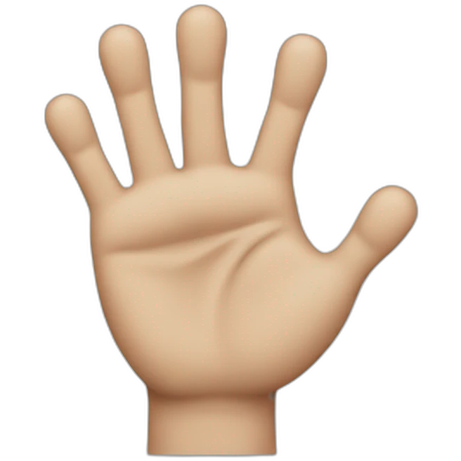 micky mouse hand emoji