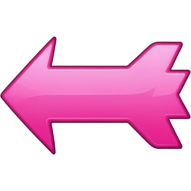 Pink go back arrow  emoji