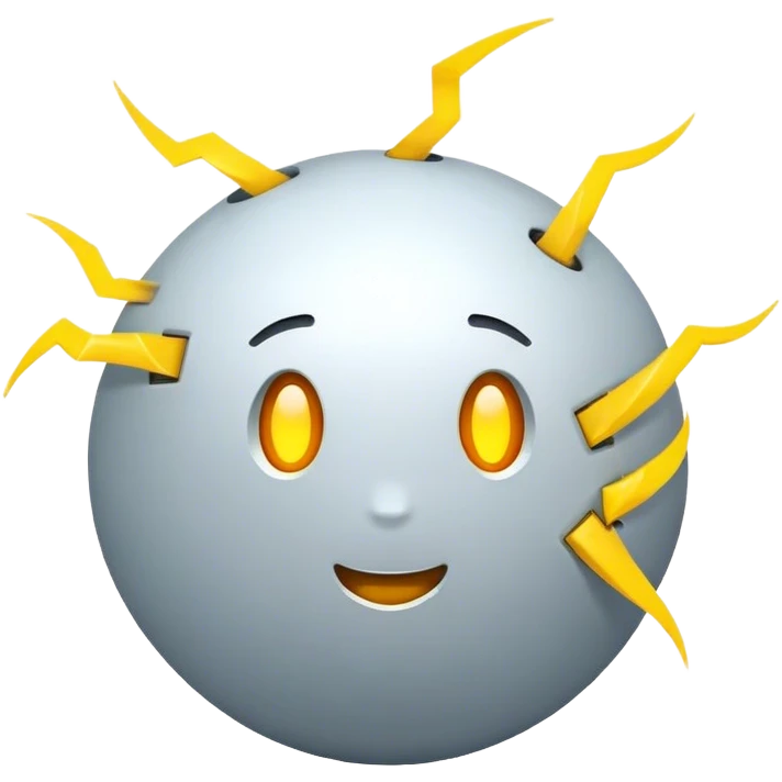 Ball of electricity emoji