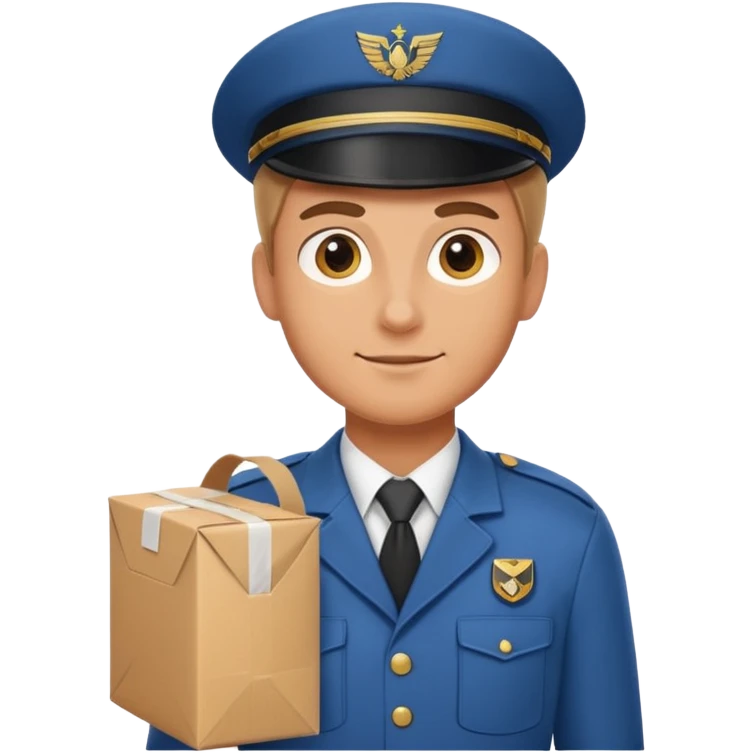 german delivery guy emoji