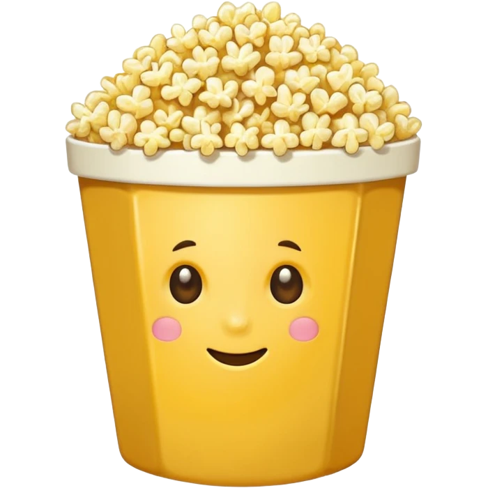 Popcorn with a body  emoji