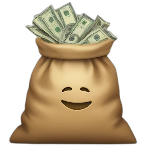 bag of money emoji