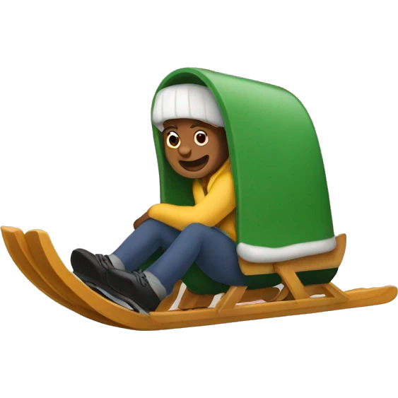 Toboggan emoji