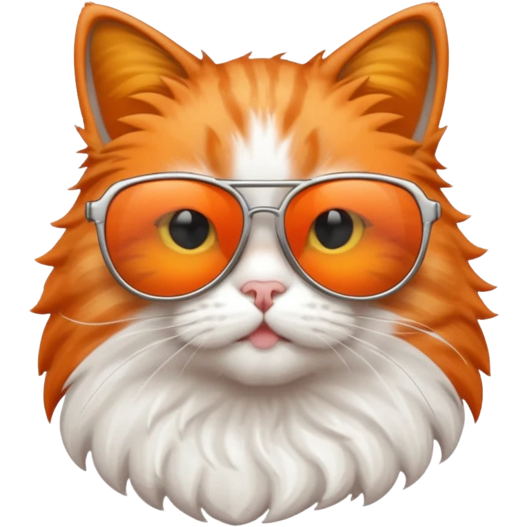 Cat wearing sunglasses emoji