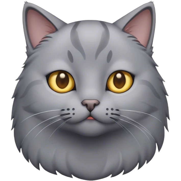 Gray cat  emoji