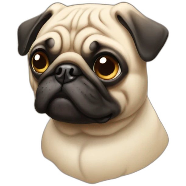 Pug dog emoji