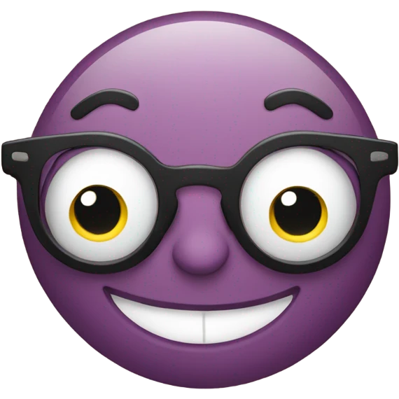 An emoji making two circles with its hands around its eyes, as if imitating glasses emoji